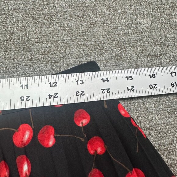 J. Crew Pleated Accordion Midi Cherry Skirt in Womens Size 2 for Work / Office - Picture 3 of 6